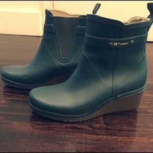 rain boots wedge heel - Tretorn